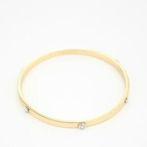 Coach Gold Studded Bangle Bracelet